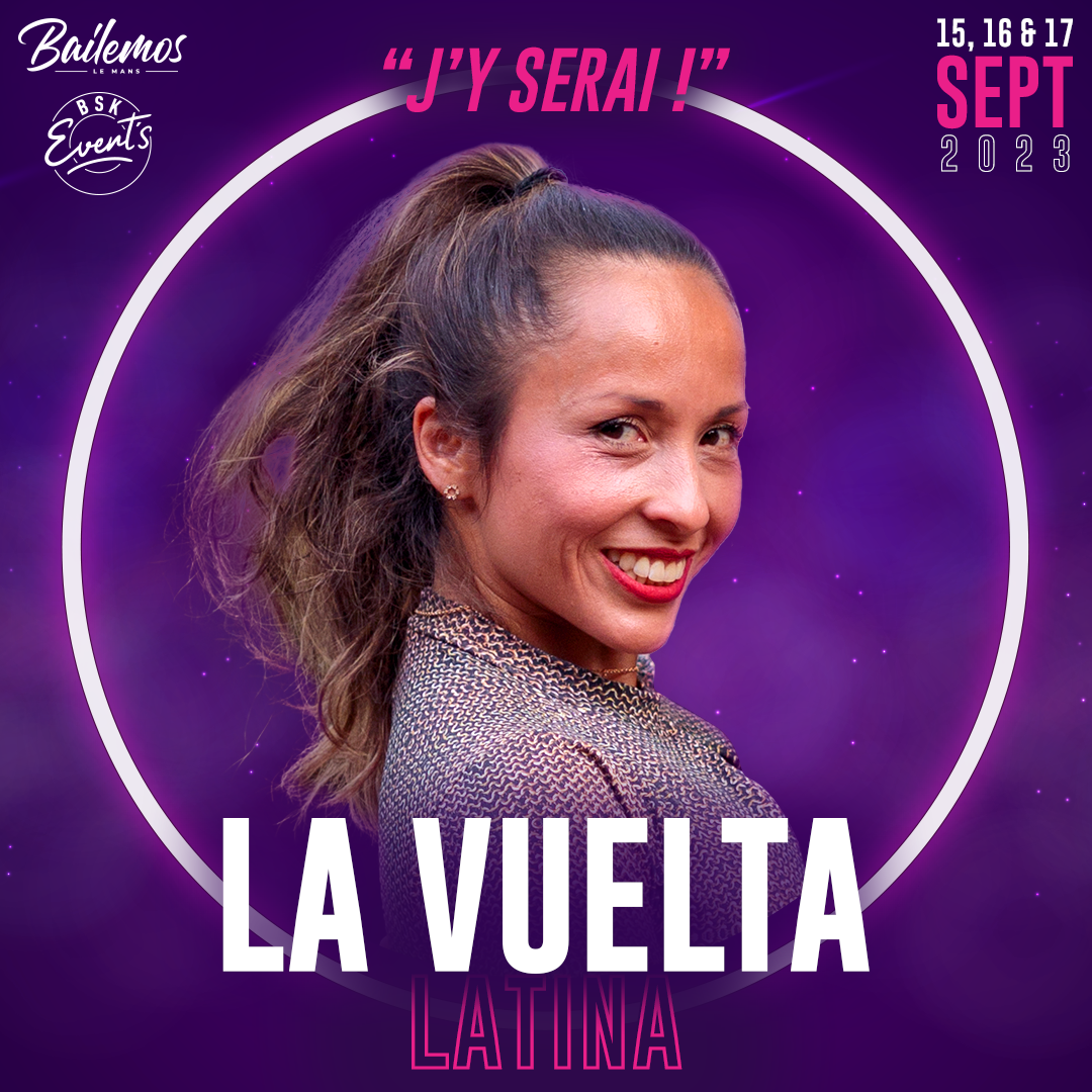 Une image de Paola, le professeur de bachata pour La Vuelta Latina 2.